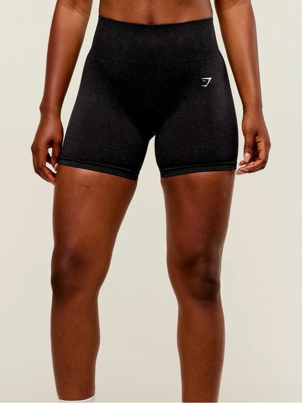 Gymshark Black Seamless High-Waist Bike Shorts
